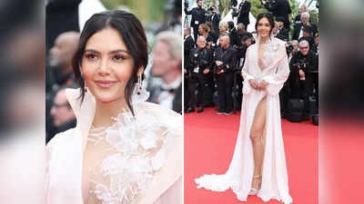 Esha Gupta Cannes 2023: बापरे! कानसाठी एवढा बोल्ड ड्रेस? पहिल्याच दिवशी ईशा गुप्ताने ओलांडल्या मर्यादा