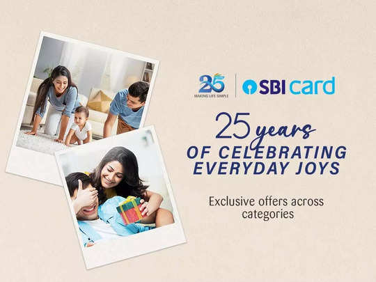 SBI Cardના 25 વર્ષ પૂર્ણ; સિલ્વર જ્યૂબલી સેલિબ્રેશનમાં જોડાઓ અને મેળવો વિવિધ બ્રાન્ડ્સ પર અમેઝિંગ ઓફર્સનો લાભ 