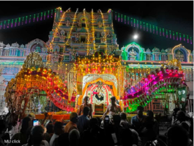 திருச்சி; சமயபுரம் கோவிலில் நடைபெற்று வரும் பஞ்சப்பிரகார விழா!