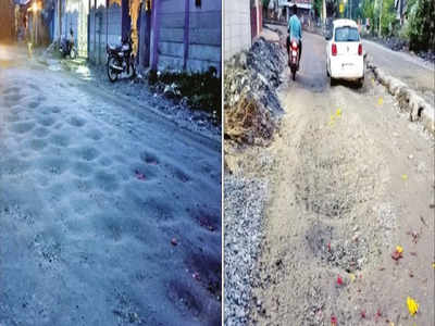 வழிநெடுக பள்ளம், குழி... யாரும் அத பாக்கலயா.... தஞ்சை - கும்பகோணம் சாலைக்கு விடிவு காலம் எப்போது?