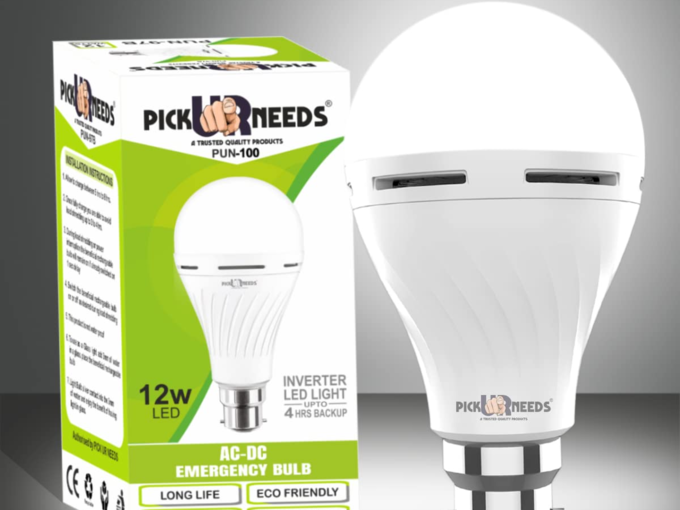 <strong>Pick Ur Needs® Home Emergency Rechargeable 12W Inverter Bulb: </strong>