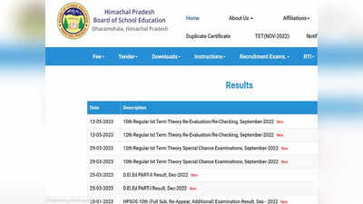 हिमाचल प्रदेश बोर्ड 12वीं का रिजल्ट घोषित, ऐसे करें डाउनलोड