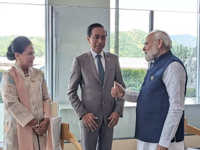​इंडोनेशिया के राष्ट्रपति से मिले मोदी