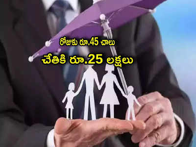 LIC Policy: రోజుకు రూ.45 మాత్రమే.. మెచ్యూరిటి కల్లా చేతికి రూ.25 లక్షలు..  సూపర్ బెనిఫిట్స్!