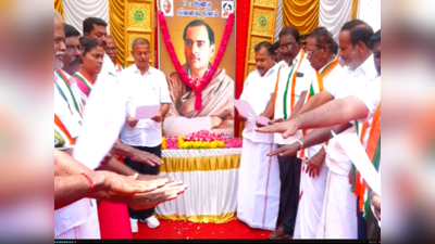 முன்னாள் பிரதமர் ராஜீவ் காந்தியின் 32 வது நினைவு தினம்; விருதுநகரில் பேட்டியளித்த காங்கிரஸ் எம்பி மாணிக்கம் தாகூர்!