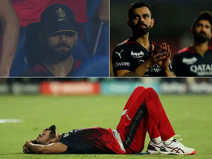 virat kohli mohammed siraj emotional after knocks rcb out of ipl 2023 shubman gill century