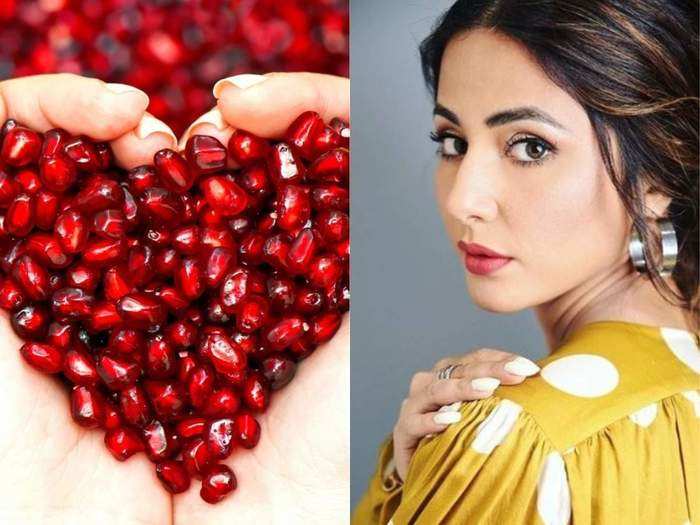 pomegranate facial serum at home for glowing and radiant skin