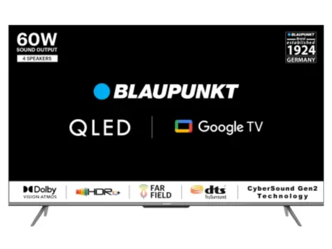 <strong>Blaupunkt 55 inch (QLED) 4K Ultra HD Smart Google TV:</strong>