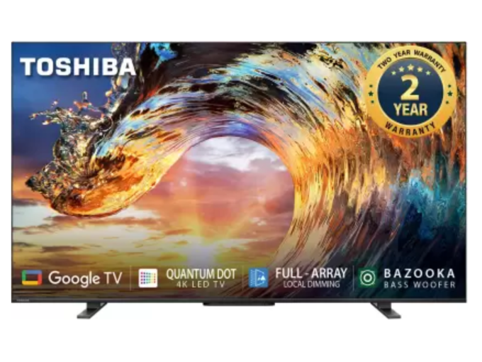 <strong>TOSHIBA M550LP Series (55 inch) QLED Ultra HD (4K) Smart Google TV:</strong>