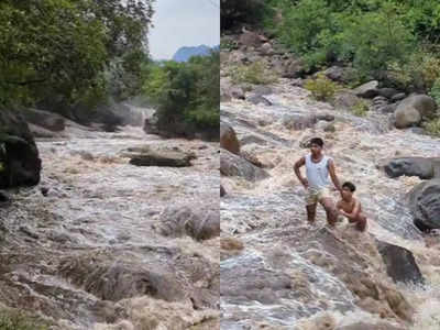 കുളിക്കാനിറങ്ങിയപ്പോൾ മലവെള്ളപ്പാച്ചിൽ; ഇരുവഞ്ഞിപ്പുഴയിൽ അകപ്പെട്ട് യുവാക്കൾ; കയർ കെട്ടി രക്ഷാപ്രവർത്തനം