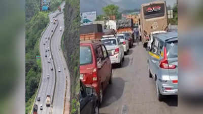 Mumbai Pune Expressway: मुंबई-पुणे एक्स्प्रेस वेवर १५०० वाहनं १५ मिनिटांत वळवली; ट्रॅफिक जॅमचं टेन्शन संपलं