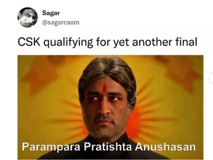 फैंस- CSK का फाइनल में पहुंचना परम्परा है...!