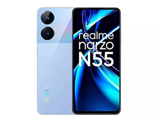 Realme Narzo N55 (किंमत- १०,९९९ रुपये)