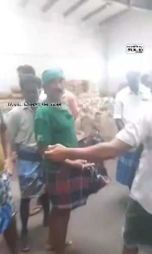 a video of farmers asking money for weighing at the kurinchipadi regulation sales hall has gone viral