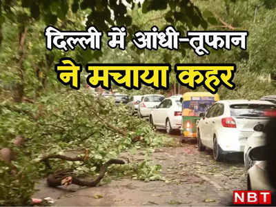 Delhi Weather Update: दिल्ली में इतनी तेज आंधी कि गिर गए कई पेड़, घंटो तक बिजली रही गुल
