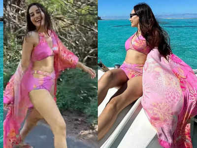 Surbhi Jyoti Video: मॉरिशस में बिकिनी पहने लकी बॉय ढूंढ रहीं सुरभि ज्योति, खूबसूरत काया ऐसी कि कोई भी फिसल जाए