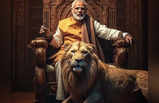 PM Modi AI Photos: AI आर्टिस्ट ने शेर के साथ किया पीएम मोदी का फोटोशूट, कमाल की तस्वीरों से नजर नहीं हटा पाएंगे आप