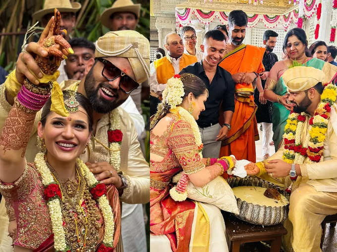 Abhishek Aviva Wedding Photos: ಅಭಿಷೇಕ್ ಅಂಬರೀಶ್-ಅವಿವಾ ಬಿದ್ದಪ್ಪ ಮದುವೆ​