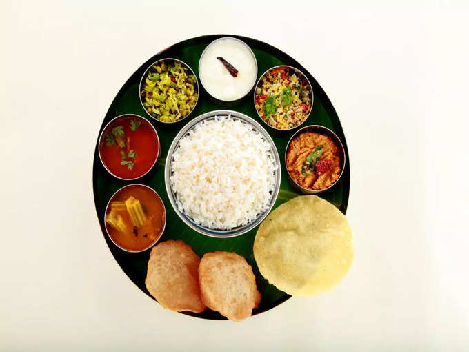 south indian meal