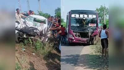 बायकोला अन् लेकराला भेटायला जाताना अनर्थ, चंद्रपुरातील अपघातात संपूर्ण कुटुंब उद्ध्वस्त