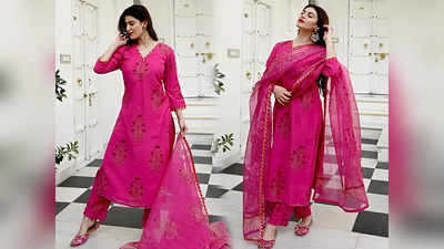 Amazon Sale: सॉफ्ट फैब्रिक से बने ये Pink Salwar Suit हैं पर्फेक्ट, मिलेगा 78% के डिस्‍काउंट का फायदा