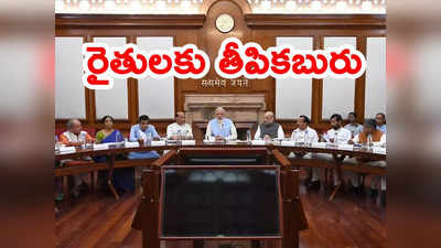 Cabinet Decisions: మద్దతు ధర విషయంలో రైతులకు మోదీ సర్కార్ గుడ్‌న్యూస్.. పెసరకు రూ.803, వరికి రూ.163 పెంపు 