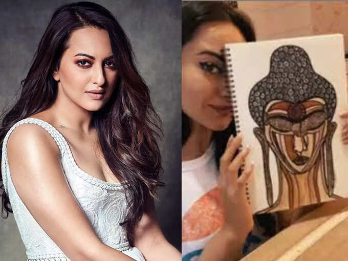 sonakshi sinha painting