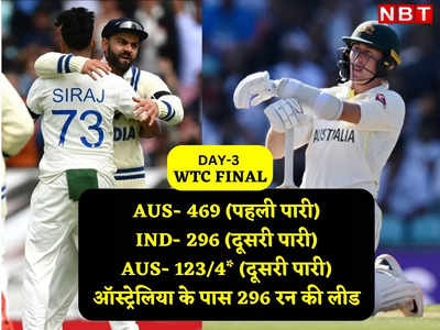 चौथे दिन भारत को किसी चमत्कार की आस, ऑस्ट्रेलिया के पास 296 रन की लीड