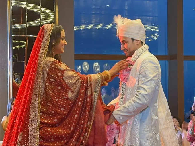 krishna bhatt vedant sarda wedding pic