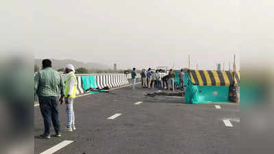 Delhi-Mumbai Expressway: दिल्ली-मुंबई एक्सप्रेसवे पर बने जिस पुल में आई दरार वहां पहुंची NHAI की टीम, सैंपल लिए