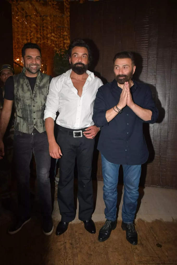 Deol brothers arrived to attend Karan Deol pre wedding