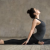 Flexible young lady doing Half Pigeon yoga asana in studio · Free Stock  Photo