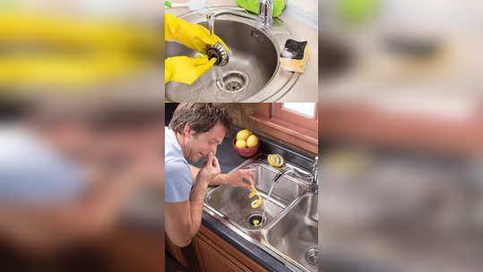 how to remove bad smell in kitchen sink