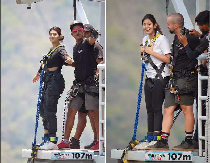 Anjali Arora Takes the Plunge Bungee Jumping