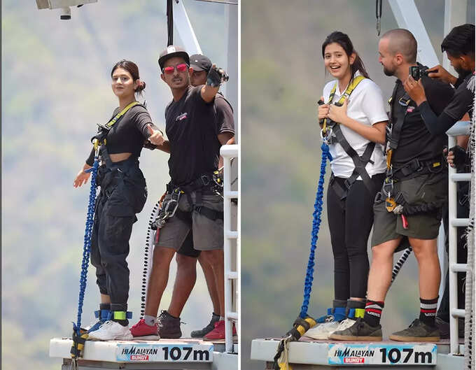 Anjali Arora Takes the Plunge Bungee Jumping Anjali Arora Takes the Plunge Bungee Jumping