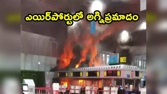 Fire Breaks Out: విమానాశ్రయంలో అగ్నిప్రమాదం.. చెక్ ఇన్ కౌంటర్ వద్ద మంటలు 