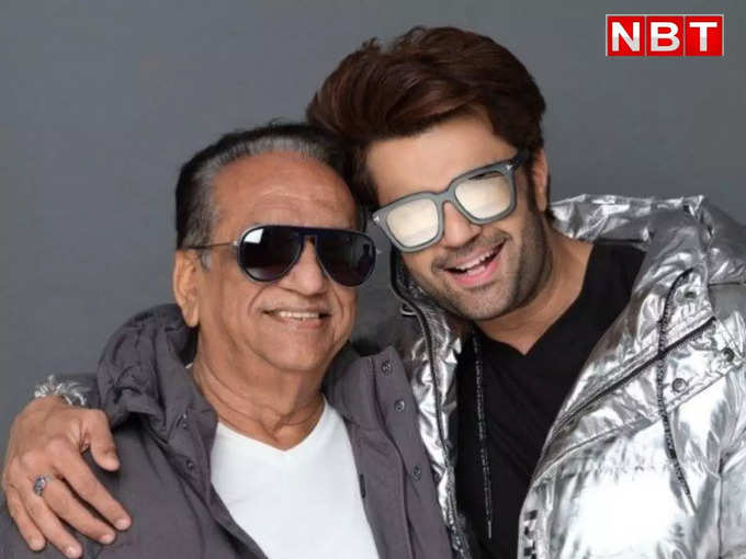manish paul with father