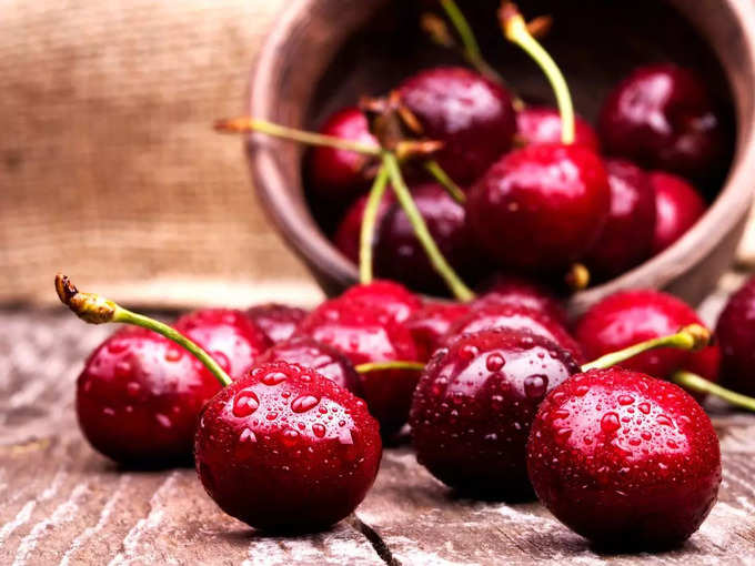 fiber-rich fruits like cherries 