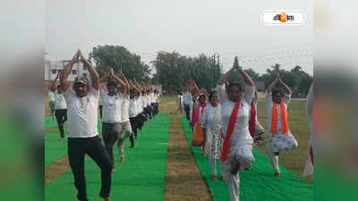 International Yoga Day 2023 : রাজ্য জুড়ে বিশ্ব যোগ দিবস পালন, এগিয়ে BJP নেতারাই
