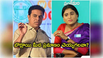 చిన్నదొర చెప్పిన ఈ దశాబ్దపు పెద్ద జోక్ ఇదే.. కేటీఆర్‌పై వైఎస్ షర్మిల సెటైర్లు 