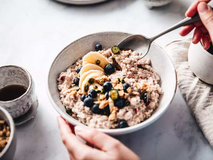 ​ஓட்மீல் - சியா விதை (oatmeal with chiaseed and cinnamon)