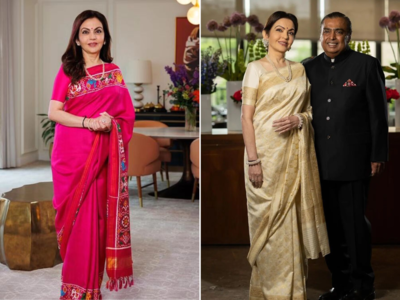 Nita Ambani Nita Ambani: વ્હાઇટ હાઉસમાં છવાઇ પાટણની કારીગરી, નીતા અંબાણીની સિલ્ક સાડીમાં જોવા મળી દાયકા જૂની ડિઝાઇન 