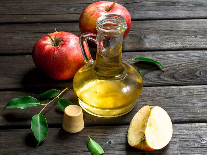 Apple vinegar is also beneficial