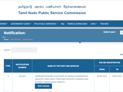 TNPSC : டிஎன்பிஎஸ்சி அறிவித்துள்ள ஆய்வு உதவியாளர்கள் காலிப் பணியிடங்கள்! 36,000 முதல் 1.3 லட்சம் வரை சம்பளம்!