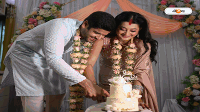Uday-Anamika Wedding : সিঁথিতে উজ্জ্বল সিঁদুর, বিয়ে সেরেই অনামিকাকে চুমু উদয়ের