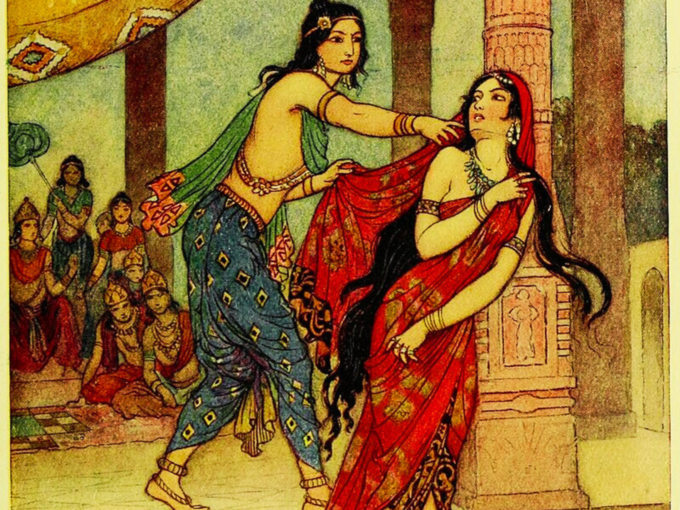 Draupadi And Dushasana