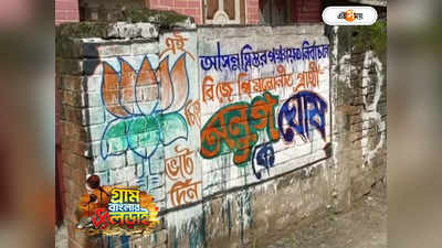West Bengal Election 2023 : BJP কর্মীদের দেওয়াল লিখনে বাধা তৃণমূলের বিরুদ্ধে! ভাইরাল ভিডিয়ো ঘিরে শোরগোল
