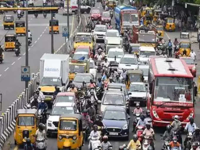 traffic jam chennai