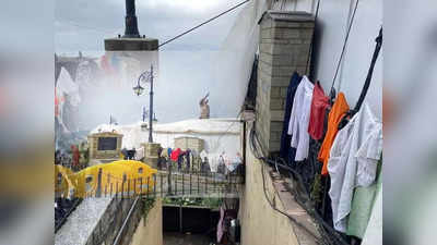 शिमला का रिज मैदान है या धोबी घाट! यहां खुले में नहाकर कपड़े क्यों सुखा रहे लोग
