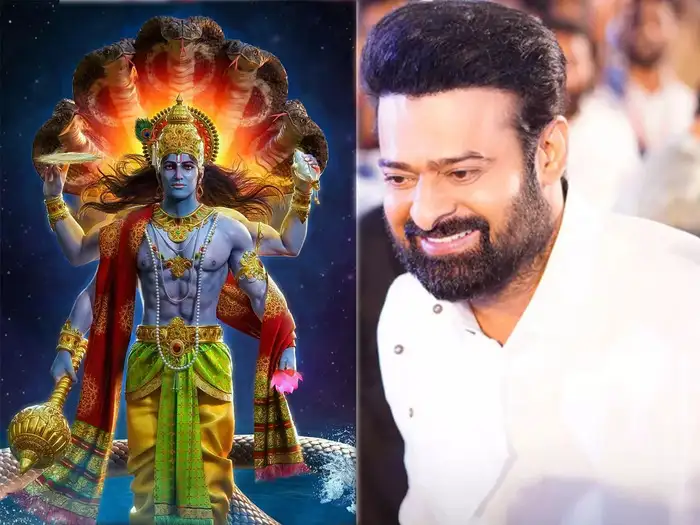 prabhas as lord vishnu prabhas as lord vishnu